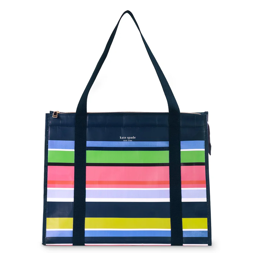 Kate Spade New York Insulated Market Tote Sunny Day Stripe